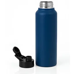 ADRENEX Blue & Black Single Stainless Steel Solid Water Bottle-picture-17