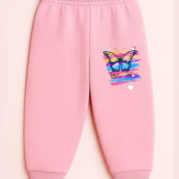 LITTLE LUSH Girls Pack Of 5 Printed Pure Cotton Joggers-picture-15