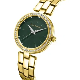 GIORDANO Women Round Dial & Stainless Steel Bracelet Style Straps Analogue Watch A2079-66 image 2