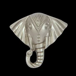 Curren Silver-Plated Metal Brooch-picture-27