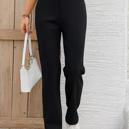 Outzidr Women Straight Fit Trousers-image-73