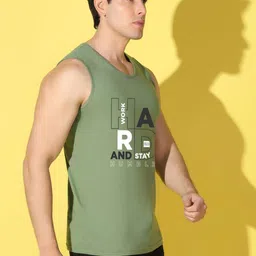 WOOSTRO Men Typography 2 Printed Raw Edge Slim Fit T-shirt image 4