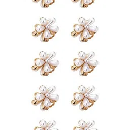 DailyObjects Women Set Of 10 Embellished Mini Claw Clip Hair Accessory image 5