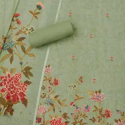 Soch Floral Printed Linen Unstitched Dress Material image 5