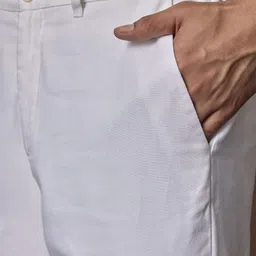 COVE AND LANE Men Relaxed Straight Leg Straight Fit Mid-Rise Trousers image 4