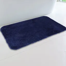 RJVT Blue Microfibre 1400 GSM Bath Rugs-picture-29