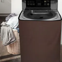 The Furnishing Tree Washing Machine Cover Coffee Compatible for Bosch 8.5 Kg Fully-Automatic Top Lo image 4