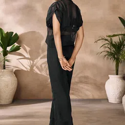 Fusionic  Embroidered  V Neck Top With Trouser Co-Ords image 4