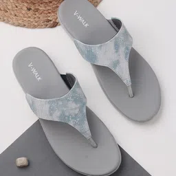 V-WALK Women Printed Open Toe Flats-picture-23