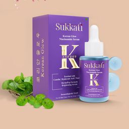 Sukkati Korean Glow Niacinamide Serum With Centella & Hyaluronic Acid -30 ml-image-97