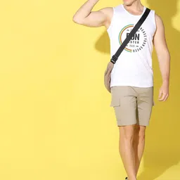 WOOSTRO Men Typography 2 Printed Raw Edge Slim Fit T-shirt image 5