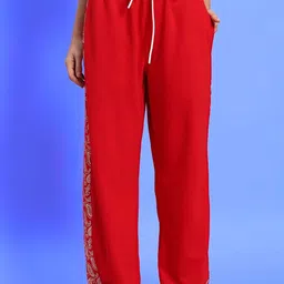 WEARDUDS Women Mid-Rise Track Pant-image-0