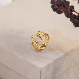 SWASHAA 18K Gold-Plated Finger Ring-picture-35