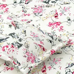 COZYKO Pink Floral 210 TC King Bedsheet with 2 Pillow Covers-picture-15