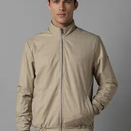 Louis Philippe Sport Men Checked Open Front Jacket image 1