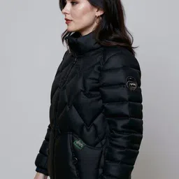 Mast & Harbour Stand Collar Quilted Jacket image 2