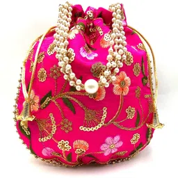 radha's Women Pink Potli-picture-25