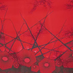 Garden Vareli Abstract Printed Pure Chiffon Saree image 3