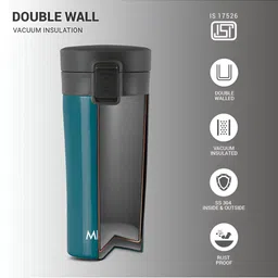 Milton Teal Stainless Steel Thermosteel Vacuum Insulated Glossy Cups And Mugs image 2