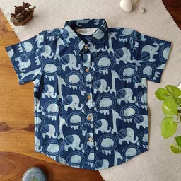Urban Birdie Boys Comfort Animal Printed Casual Shirt-picture-41
