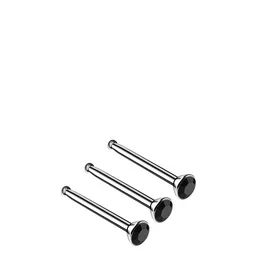 VAMA Silver-Plated Crystal Stud Piercing Nosepin image 2