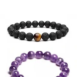 printcorners Set Of 2 Artificial Beaded Elasticated Bracelets-picture-10