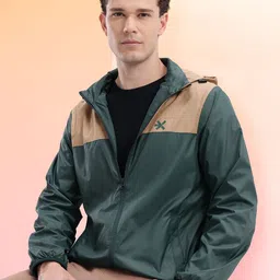 HRX by Hrithik Roshan Hooded Tailored Jacket-image-70