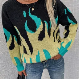 HERE&NOW Women Printed Pullover-picture-15