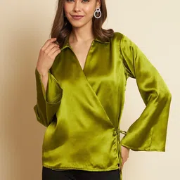 CORSICA Satin Wrap Top-picture-12