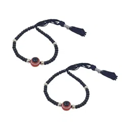 Sahiba Gems Silver-Plated Silver Artificial Stones Bracelet-picture-8