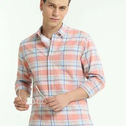 Estilocus Checked Long Sleeves Cotton Shirt-picture-10