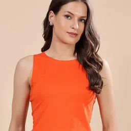 MINOS Women Cotton Tank Crop Top-image-99