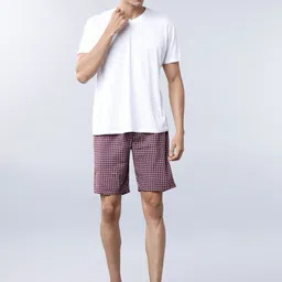 highlander Checkered Men Multicolor Regular Shorts image 5