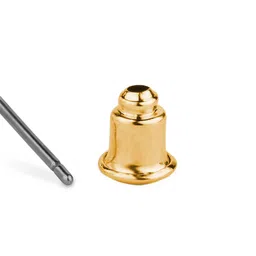 Accessorize London Gold Shell Contemporary Studs image 5