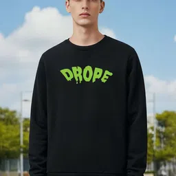 Manlino Men Printed Pullover Sweatshirt image 5