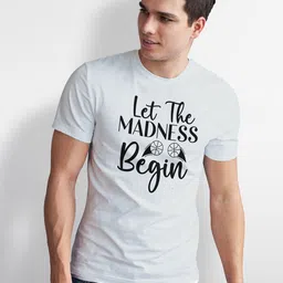 Seekbuylove Men Bio Finish Typography Printed Round Neck Pure Cotton T-shirt-picture-36