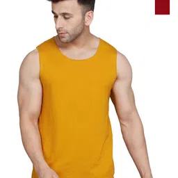 WOOSTRO Men Pack Of 2 Solid Round Neck Cotton Slim Fit T-shirts-picture-42