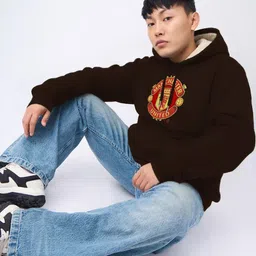 TOGS & TERRE Men Printed Hooded Sweatshirt image 4