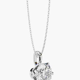 VALANOVA BIS Hallmark 14K White Gold Diamond Studded Pendant 0.68g image 4