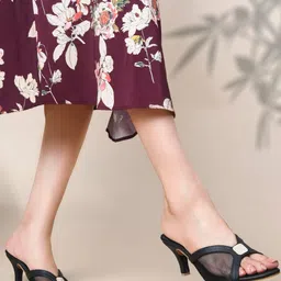 PEEK Party Slim Heeled Mules image 4