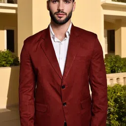 PRINTCULTR Single Breasted Blazer image 5