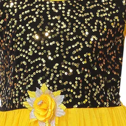 FASSY Girls Embellished Fit & Flare Dress image 3