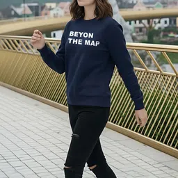 Moda Rapido Women Printed Sweatshirt image 2