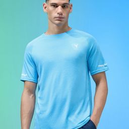 Technosport Men Drop-Shoulder Sleeves Anti Static Pockets Slim Fit T-shirt-picture-36