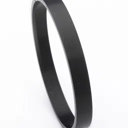 SWASHAA Ryder Rhodium-Plated Stainless Steel Kada Bracelet-image-56