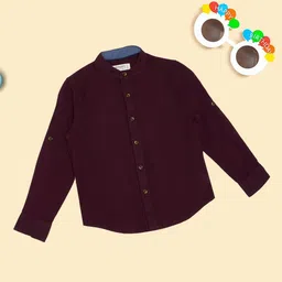 Pantaloons Junior Boys Spread Collar Shirt-picture-56