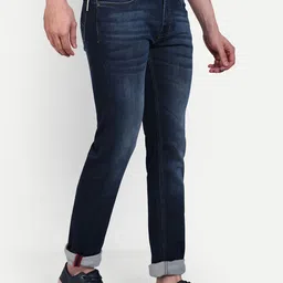 MEGHZ Men Micheal Slim Fit Heavy Fade Stretchable Jeans image 2