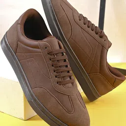 Roadster Men Synthetic Leather Lace-Ups Casual Sneakers image 3