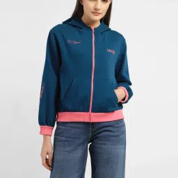 levi's Women's Printed Hooded Sweatshirt image 1