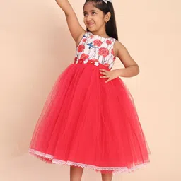Toy Balloon kids Net Fit & Flare Maxi Dress image 4